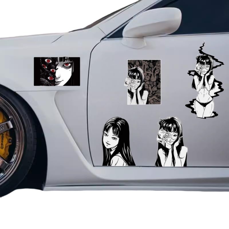 Amazon.co.jp: 伊藤潤二 川上富江 車用ステッカー 11個模様 自動車車